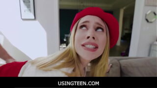 Tiny Blonde Teen Hot babe Anytime Sex For Stepdad With Big Tits French Teacher